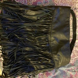 Fringe boho style purse